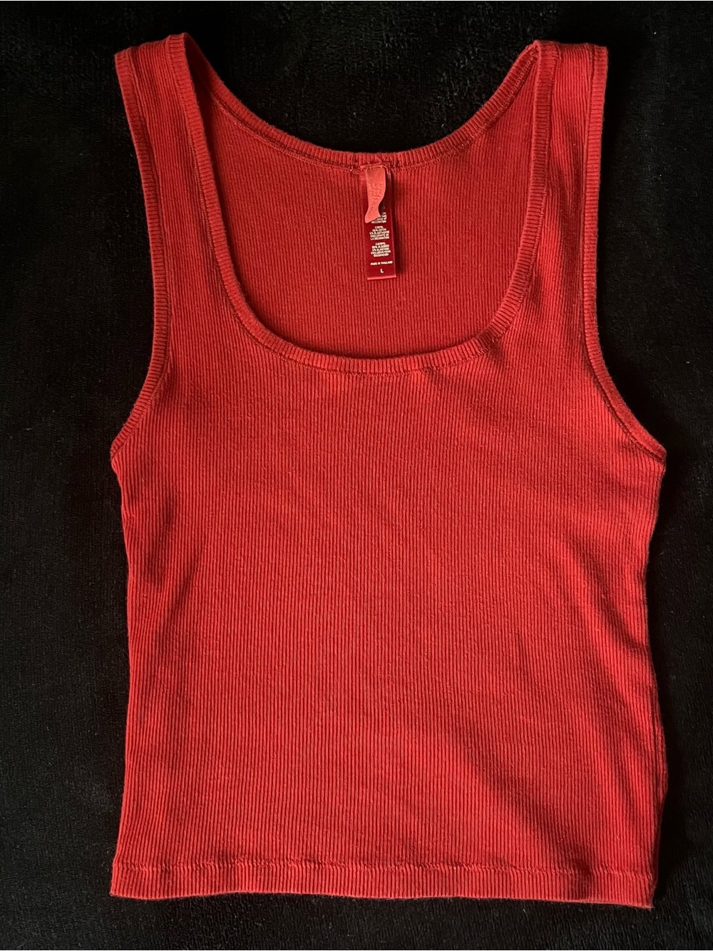 SKIMS Cotton Rib Tank Top Size Large